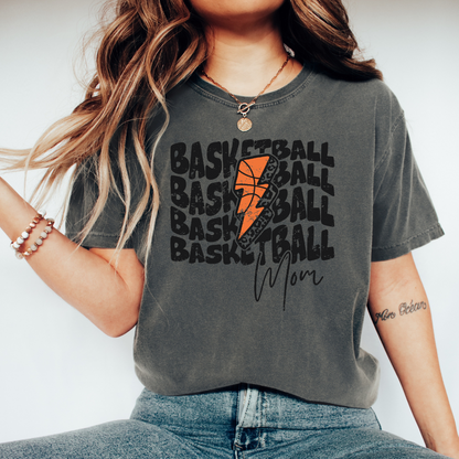 Basketball Mama Bolt Graphic Tee