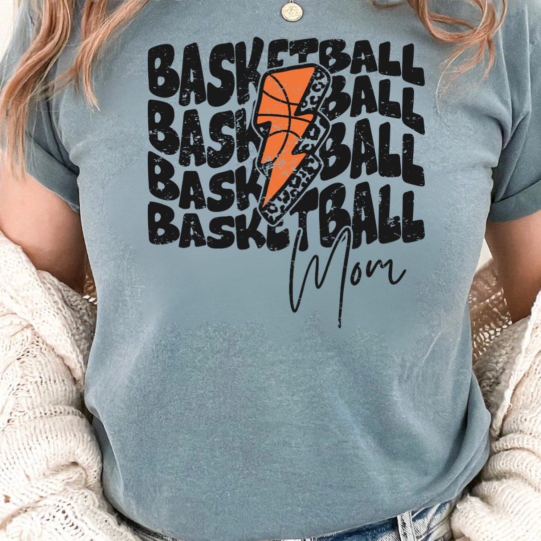 Basketball Mama Bolt Graphic Tee