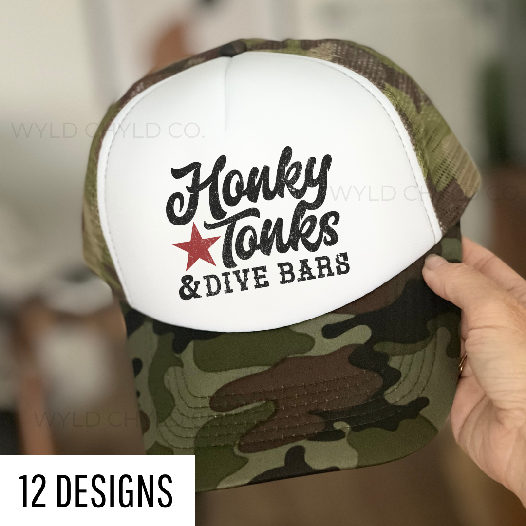 CAMO Graphic Trucker Hats