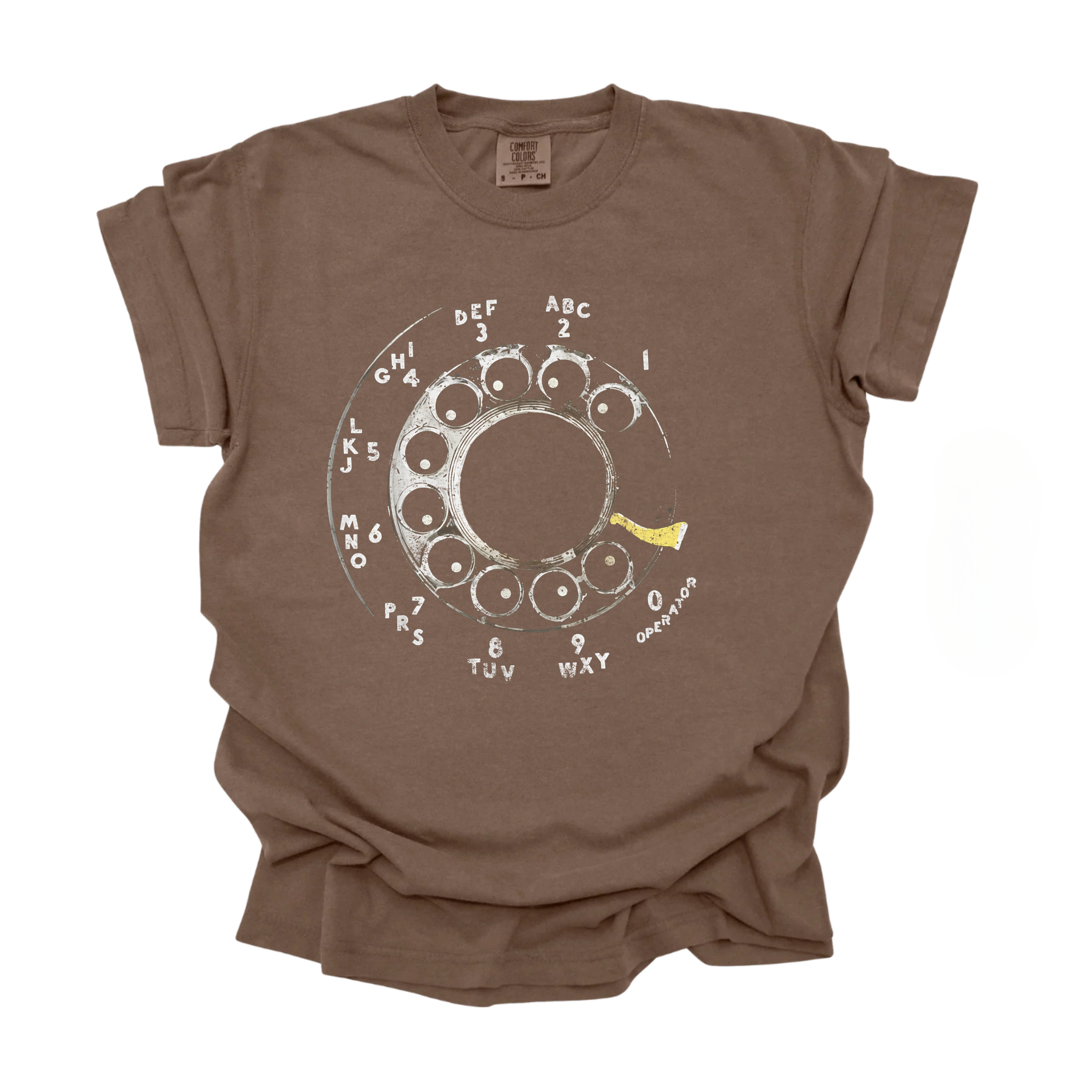 Last Call Vintage Rotary Phone Tee