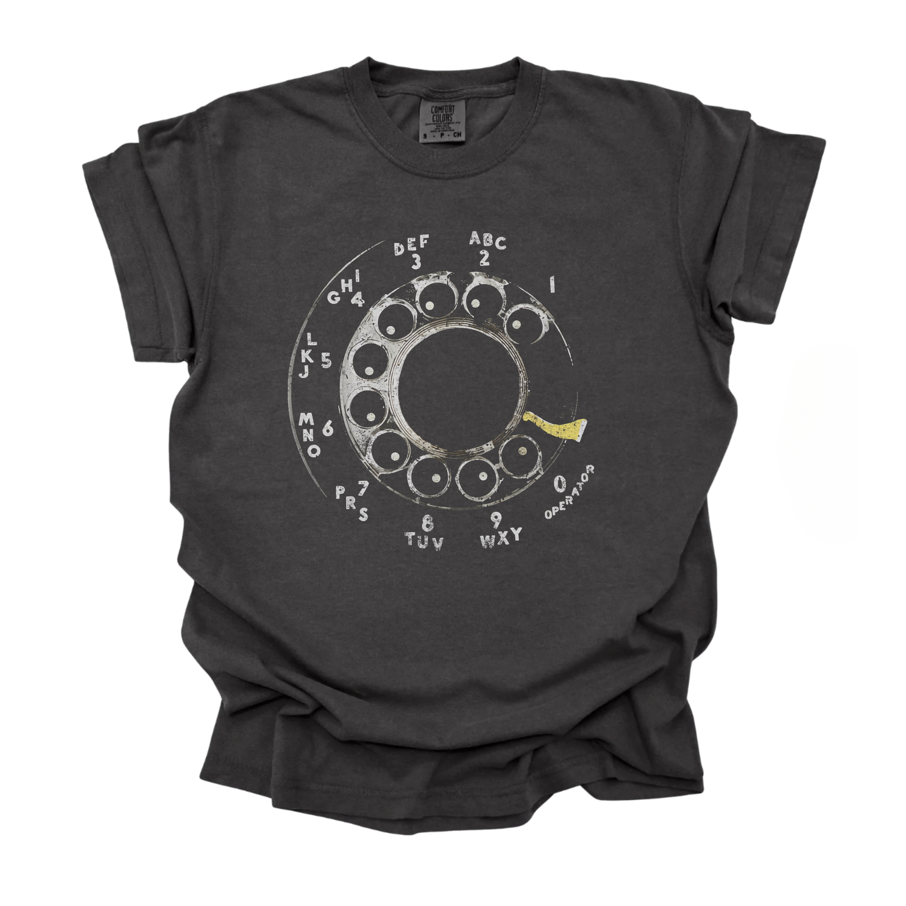 Last Call Vintage Rotary Phone Tee