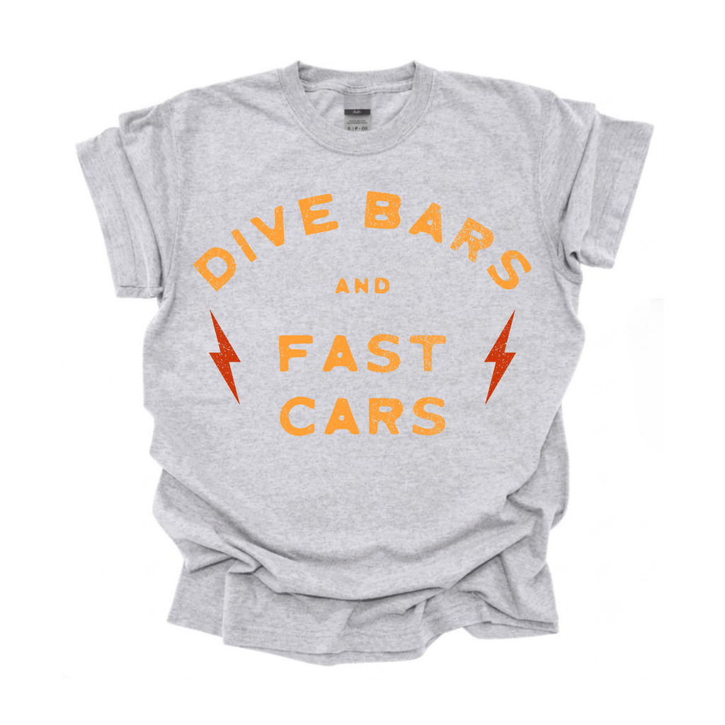 Dive Bars & Fast Cars Vintage Tee