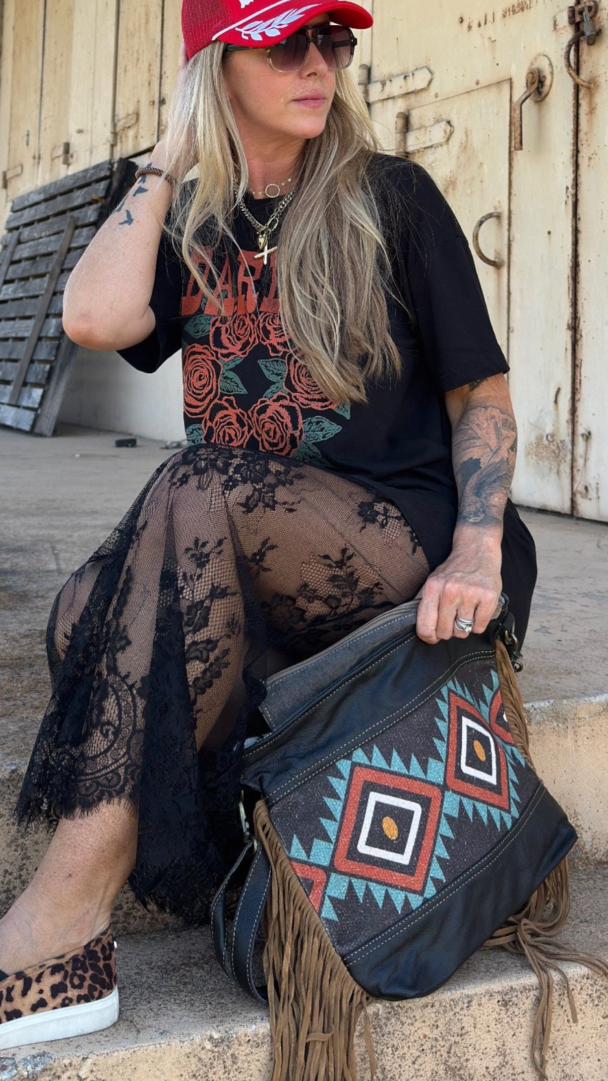 Southwestern Fringe Bag
