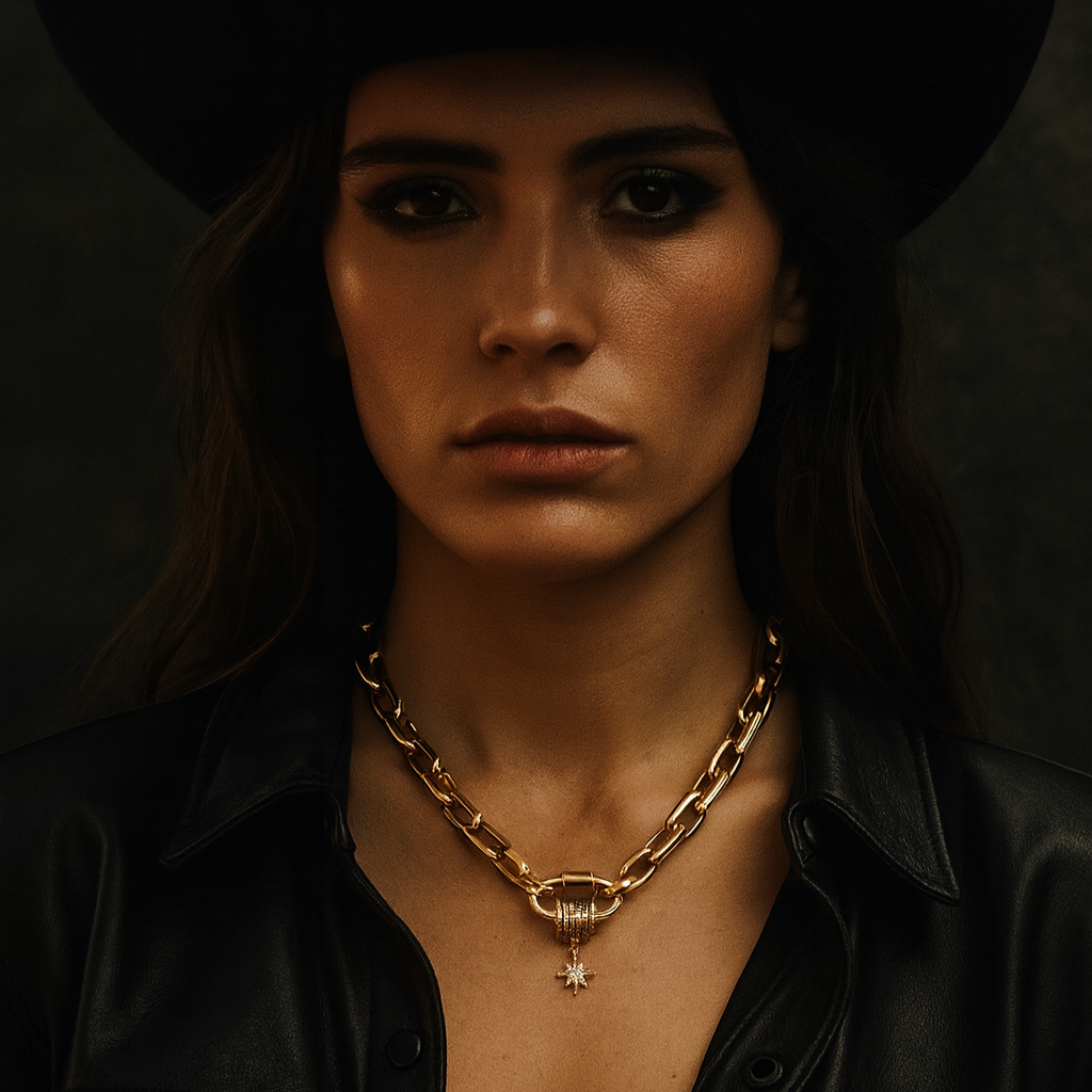 Rebel Star Carabiner Chain