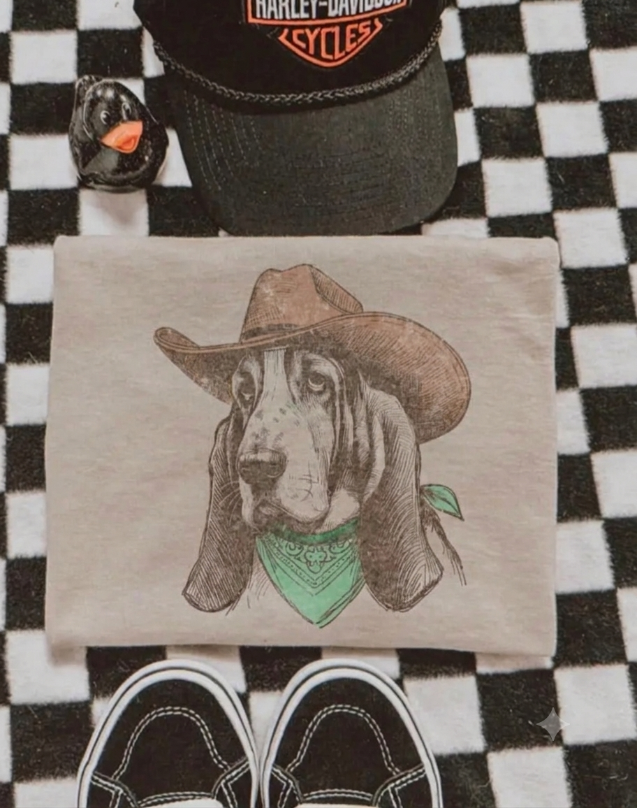 Vintage Cowboy Hound Tee