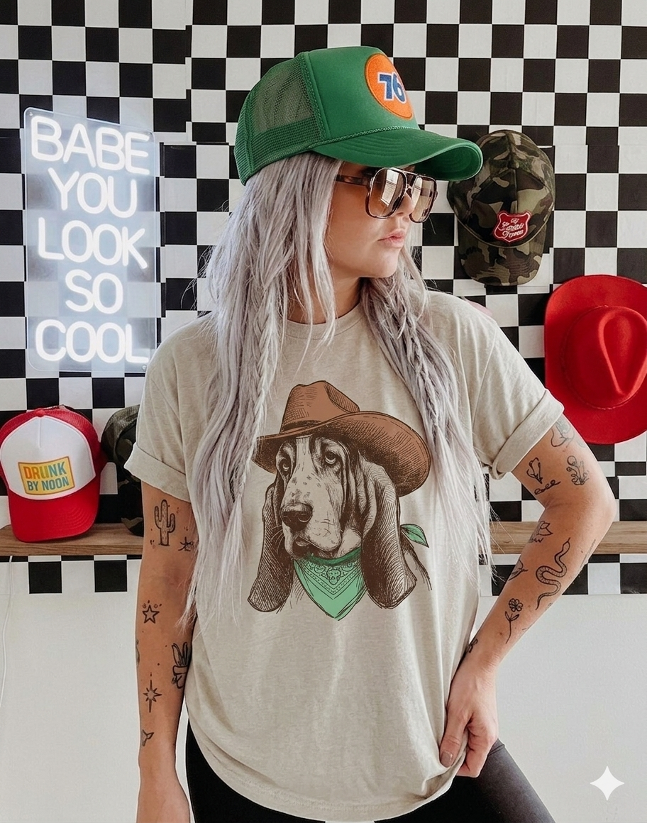 Vintage Cowboy Hound Tee