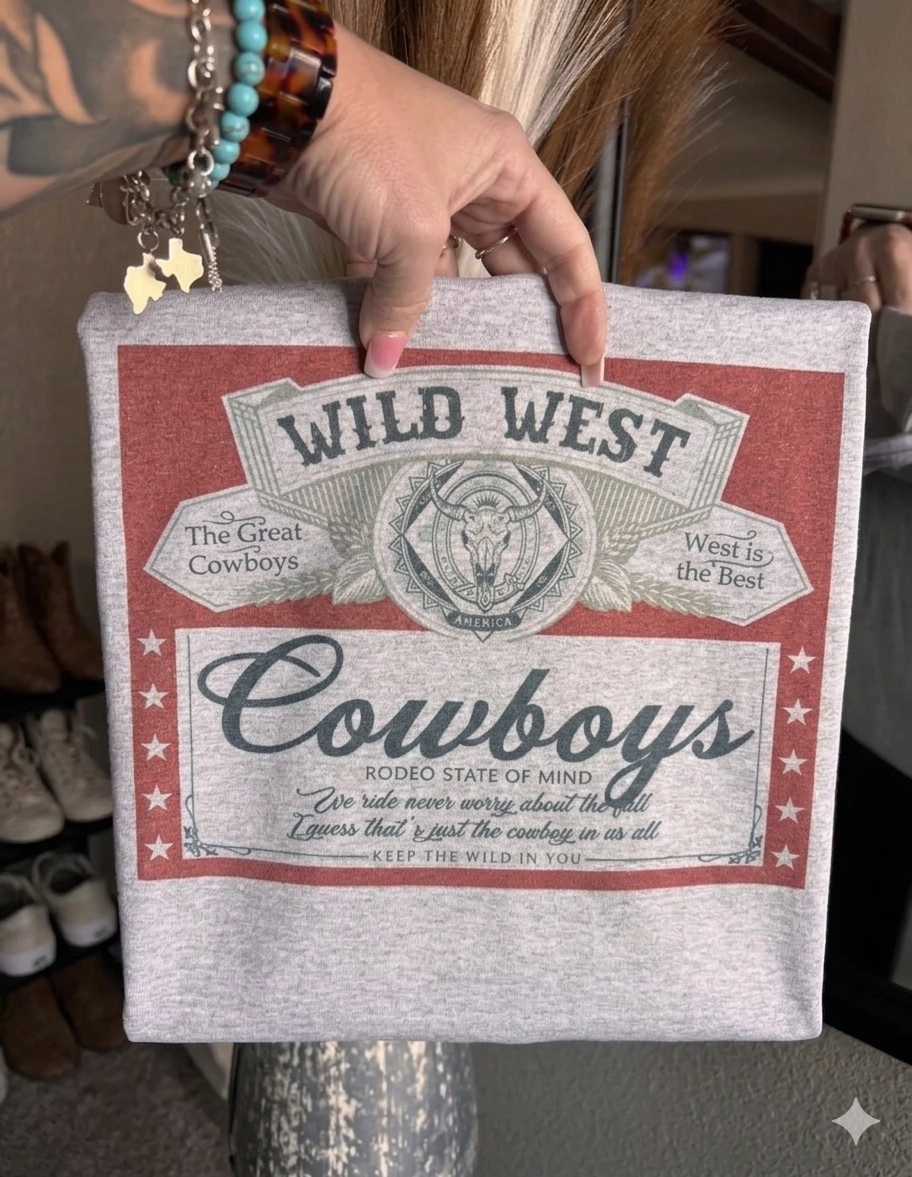 Wild West Vintage Cowboys Tee