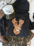 Sequin Trophy Buck Pullover