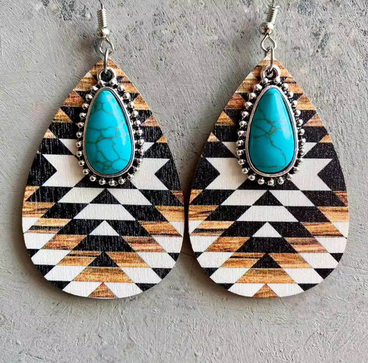 Desert Drift Teardrop Earrings