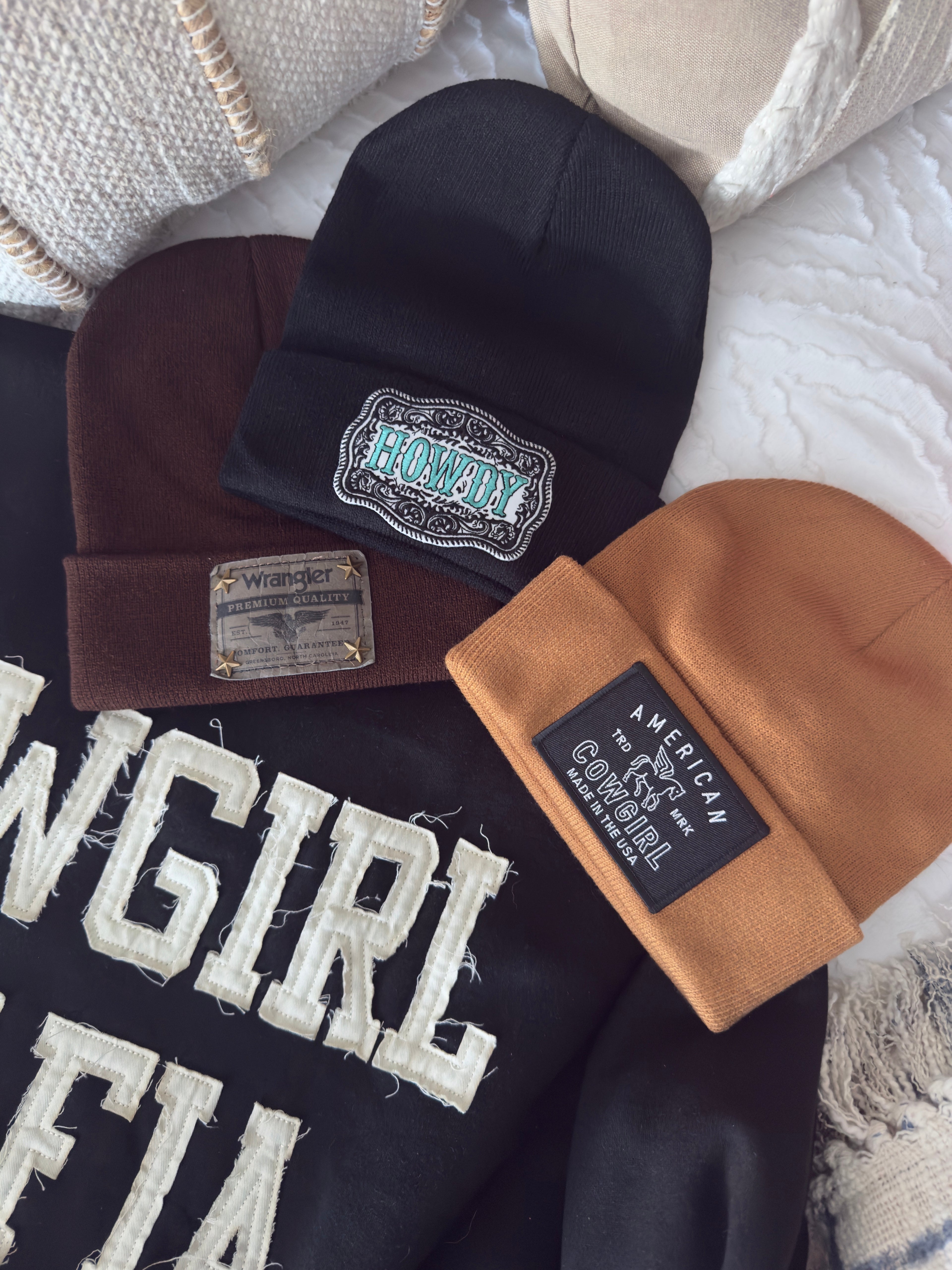 Cowgirl Mafia Distressed Letter Crew