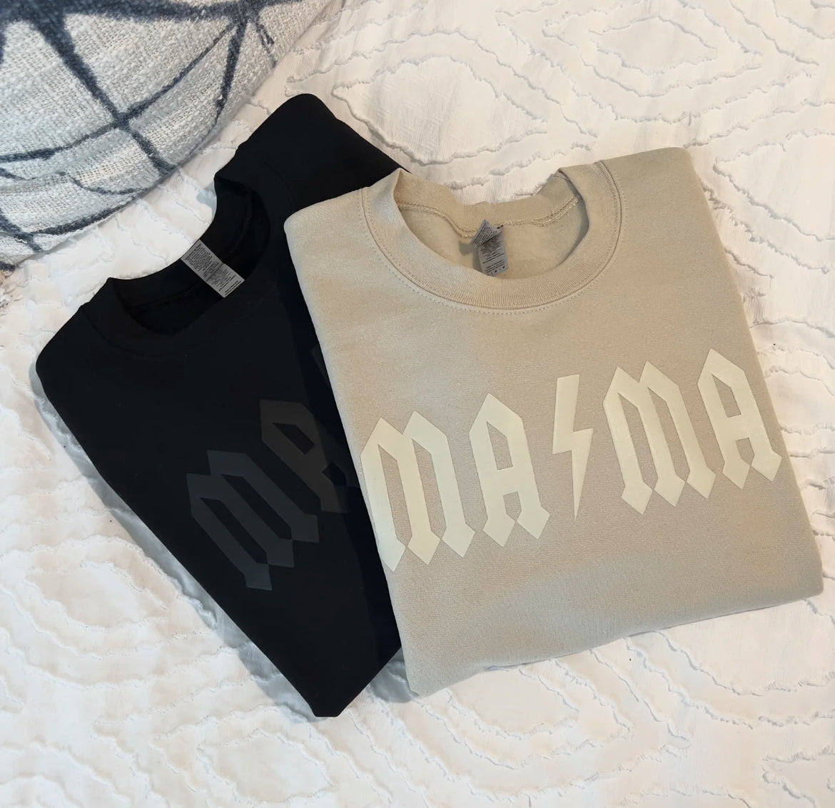 Puff Print Mama Crewneck