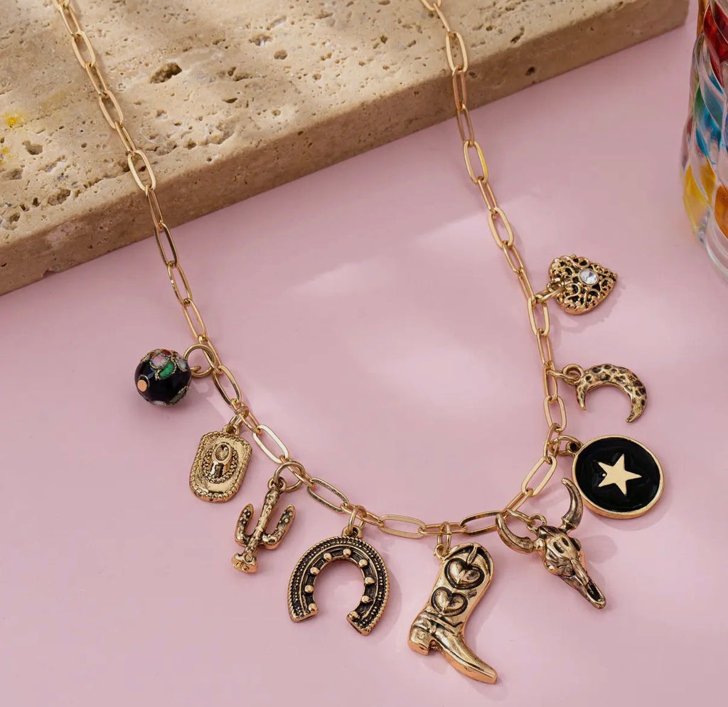 Rodeo relic Charm Necklace