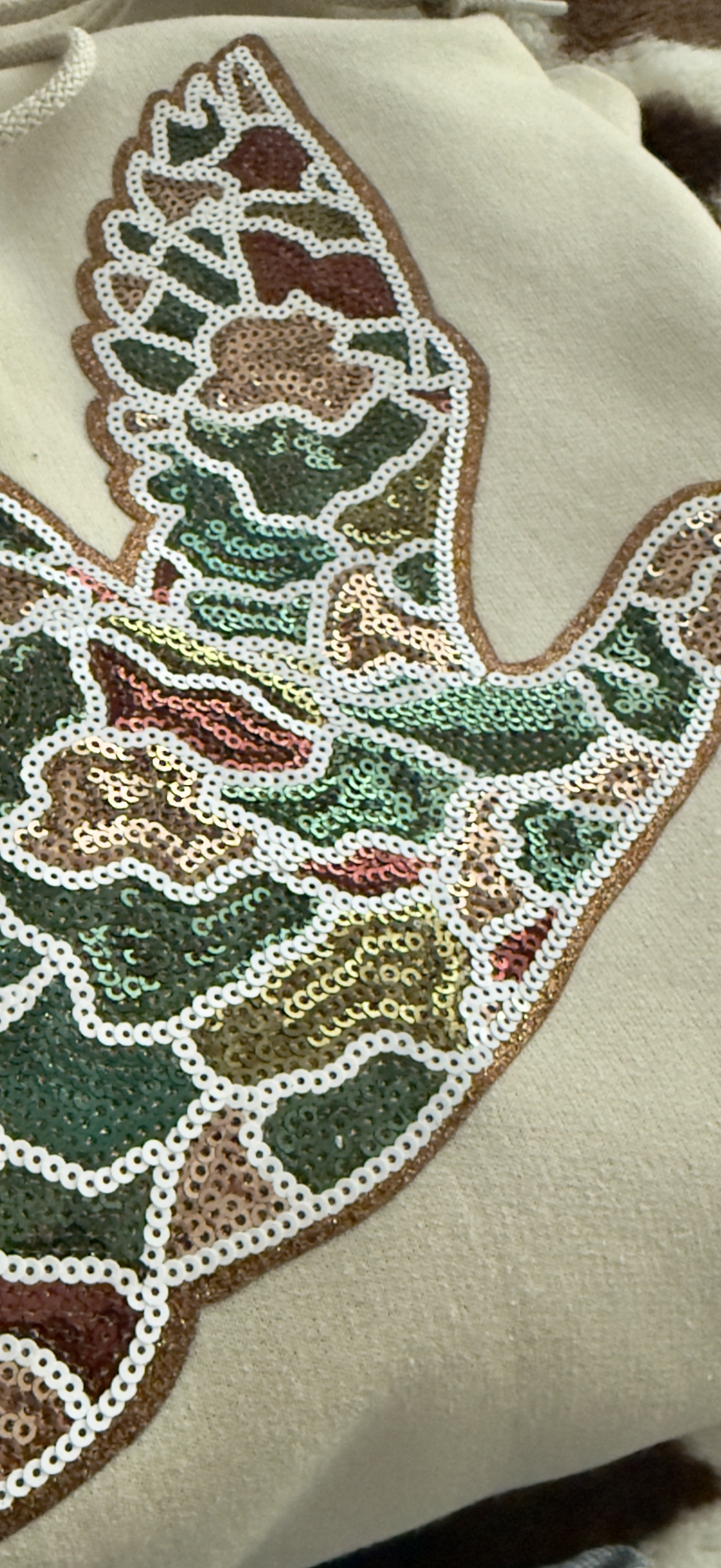 Sequin Camo Mallard Crew