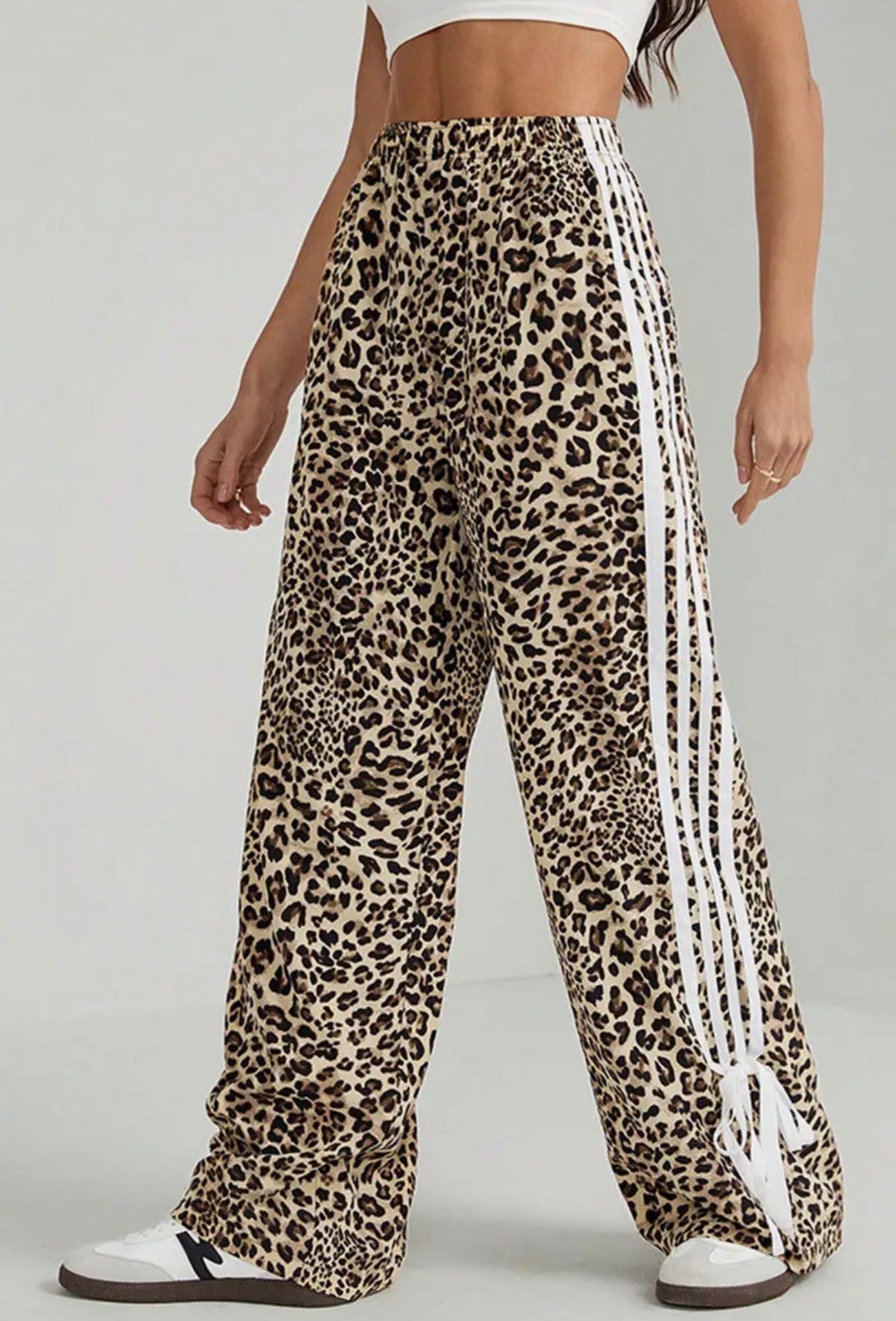 Wyld Side Leopard Track Pants