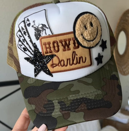 The "Cassidy" custom patch camo trucker