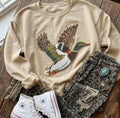 Sequin Glam Mallard Crew