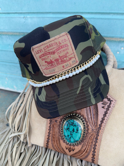 American Vintage Upcycled Dixie Trucker Hat