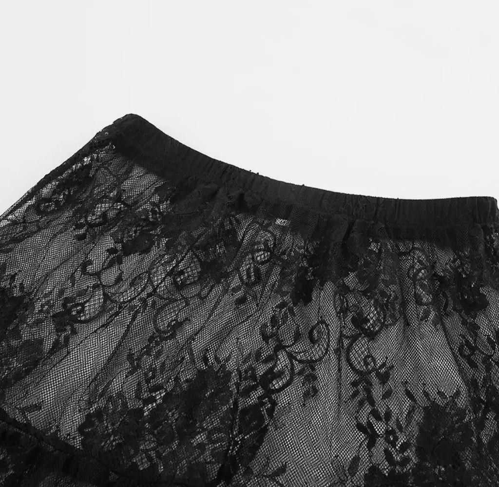 Rebel Lace Maxi Skirt