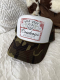 Wild West Vintage Cowboys Label Trucker
