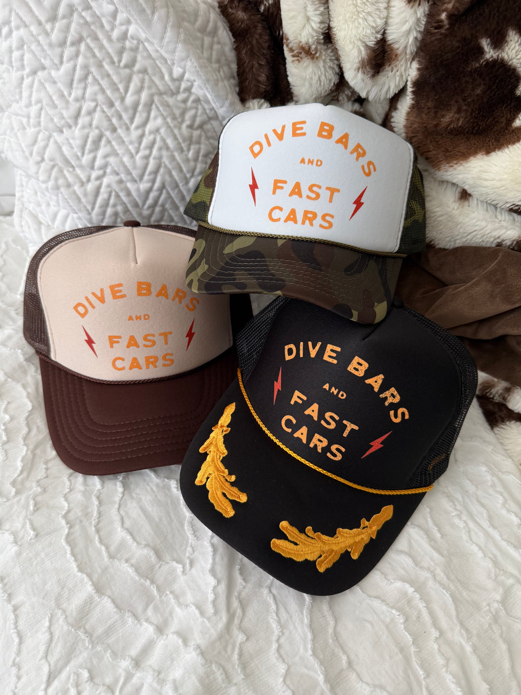 Dive Bars Fast Cars Trucker
