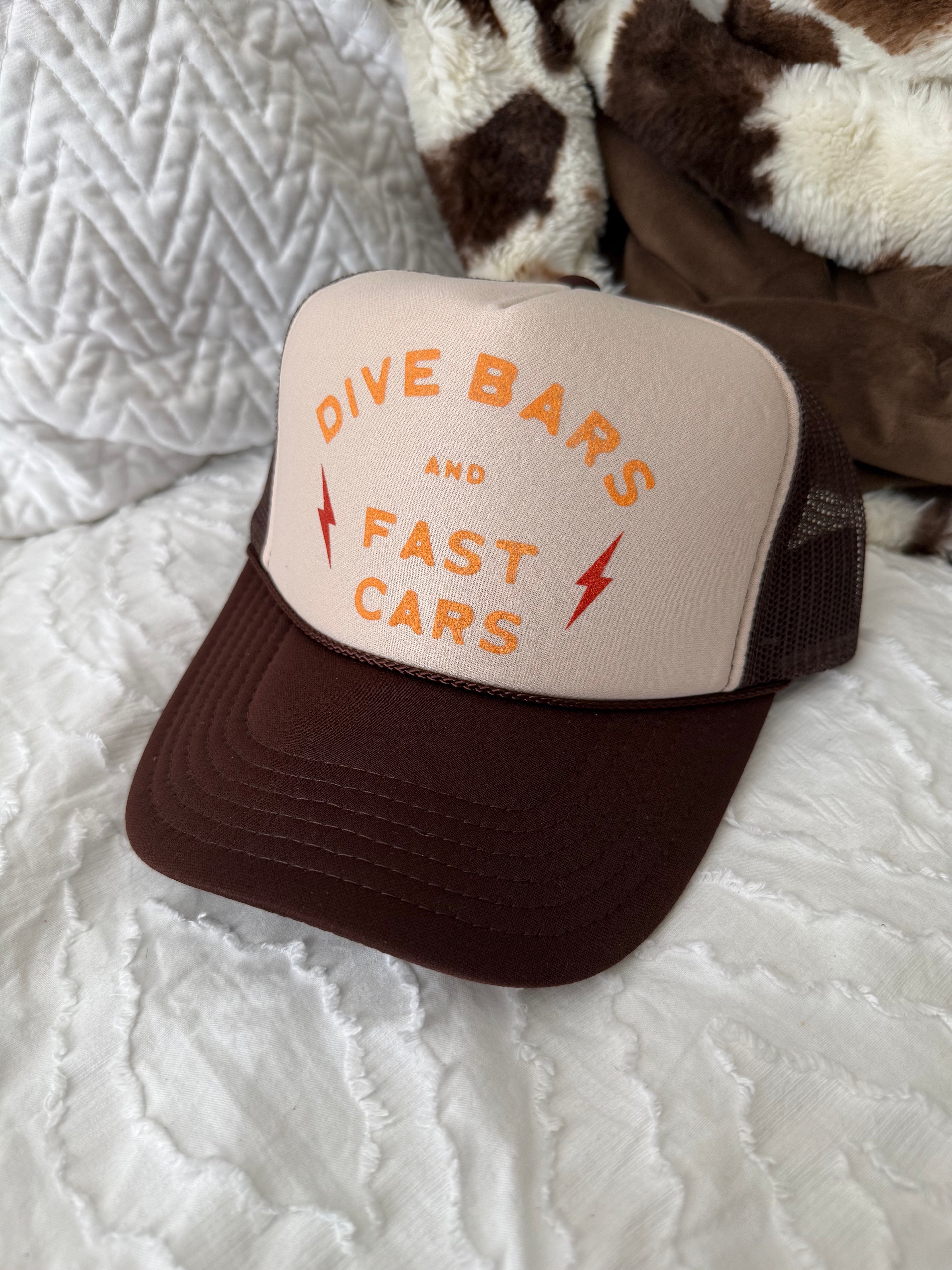 Dive Bars Fast Cars Trucker