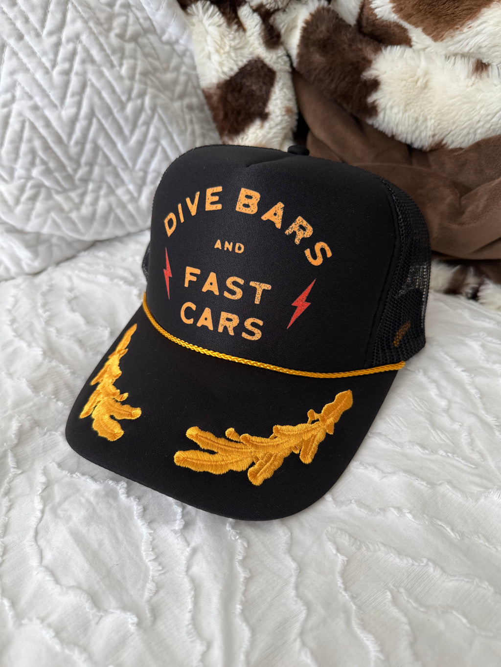 Dive Bars Fast Cars Trucker