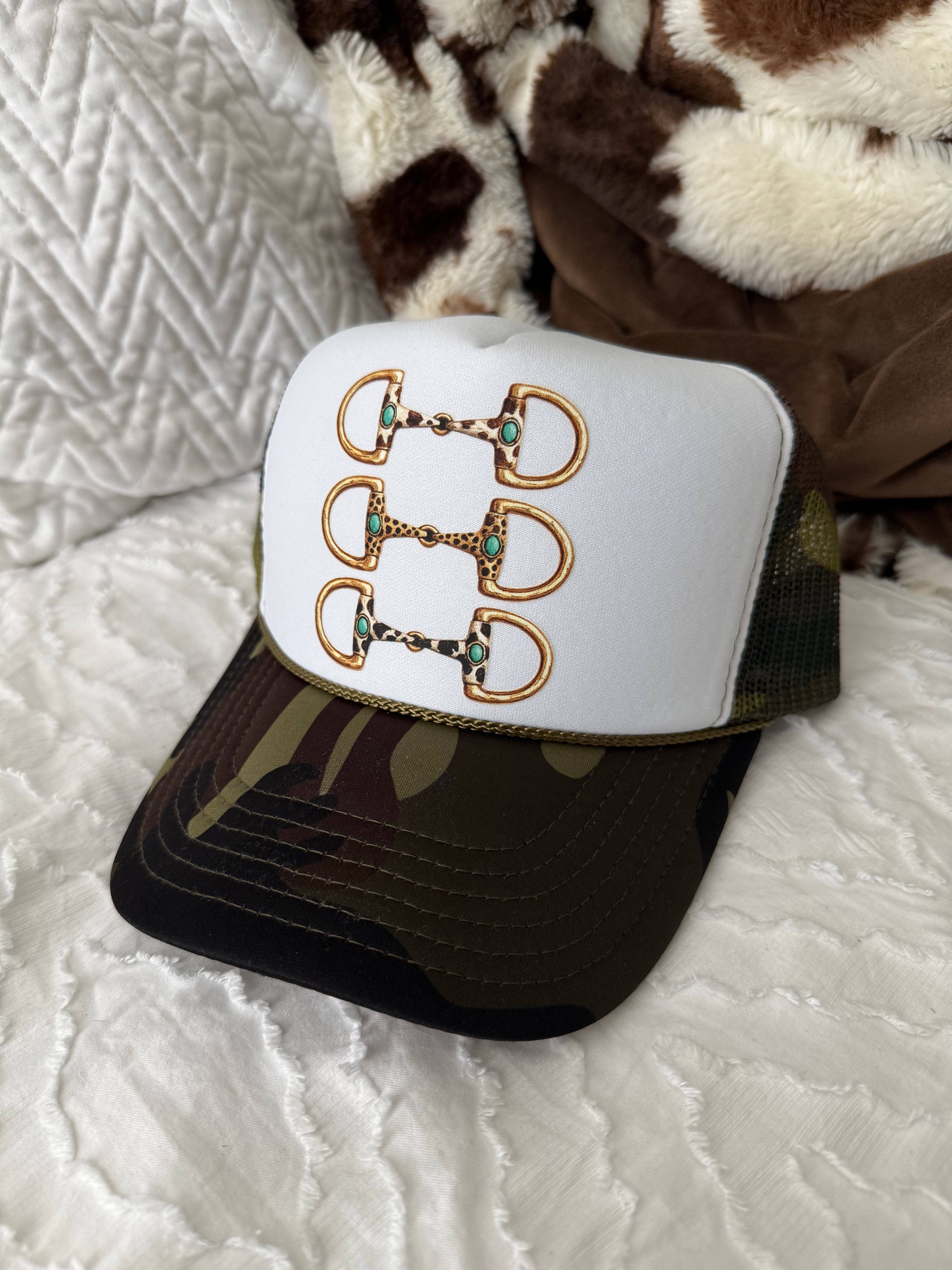 Horse Bit Rebel Trucker