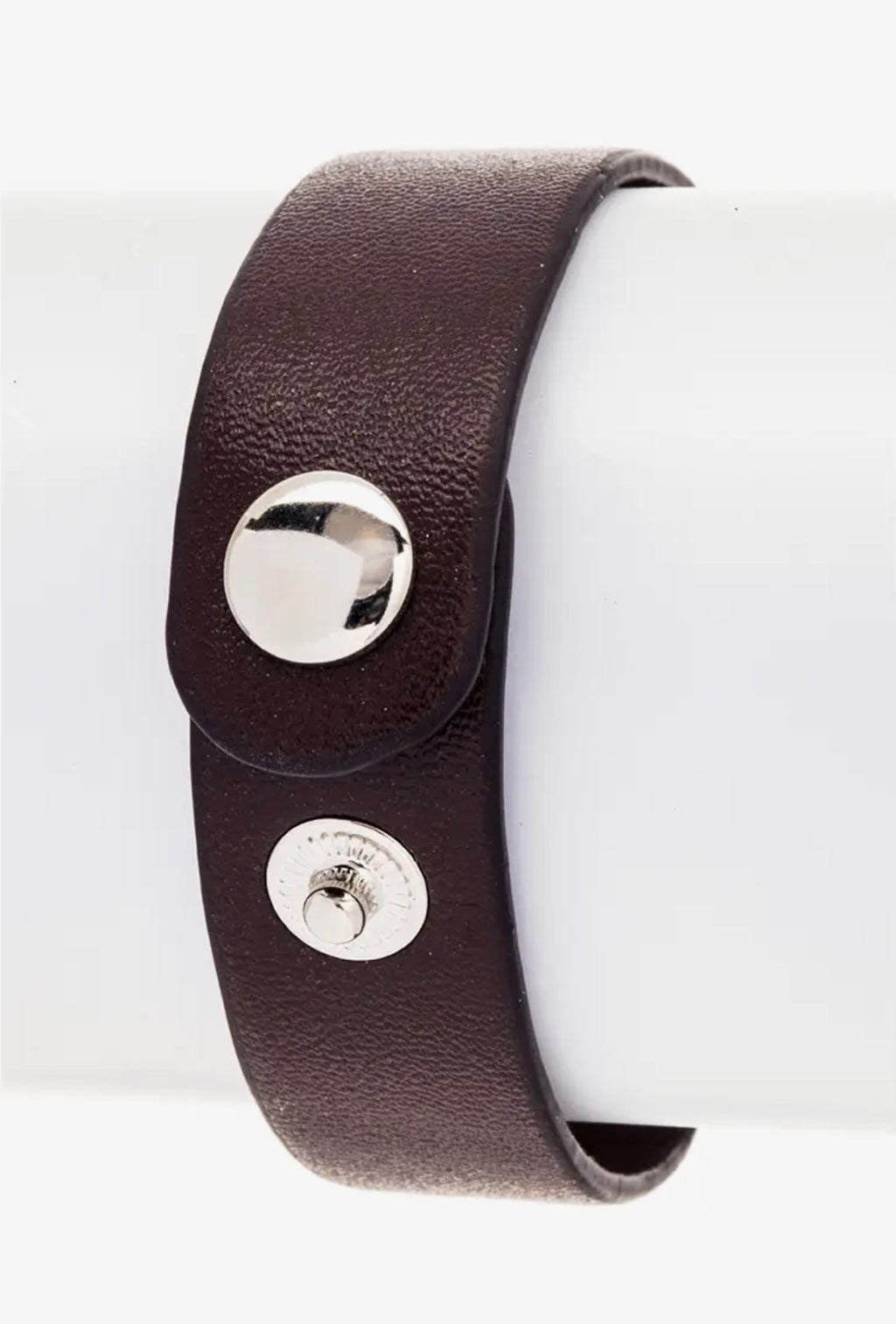 Bullet Vegan Leather Cuff Bracelet