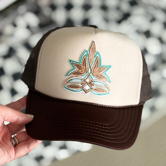 Boot Stitch Trucker