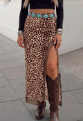 Wyldside Satin Lace Split Skirt