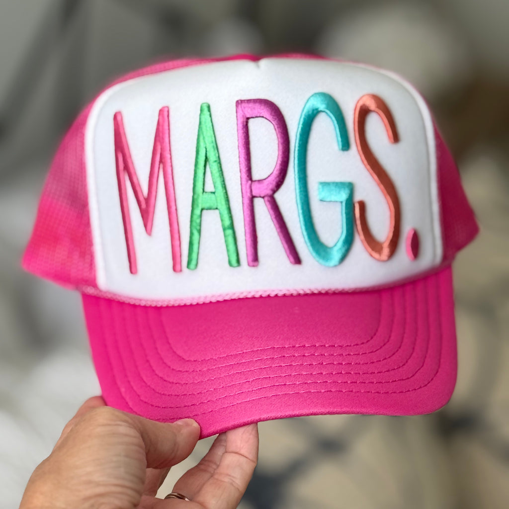 MARGS Puff Embroidered Patch Trucker