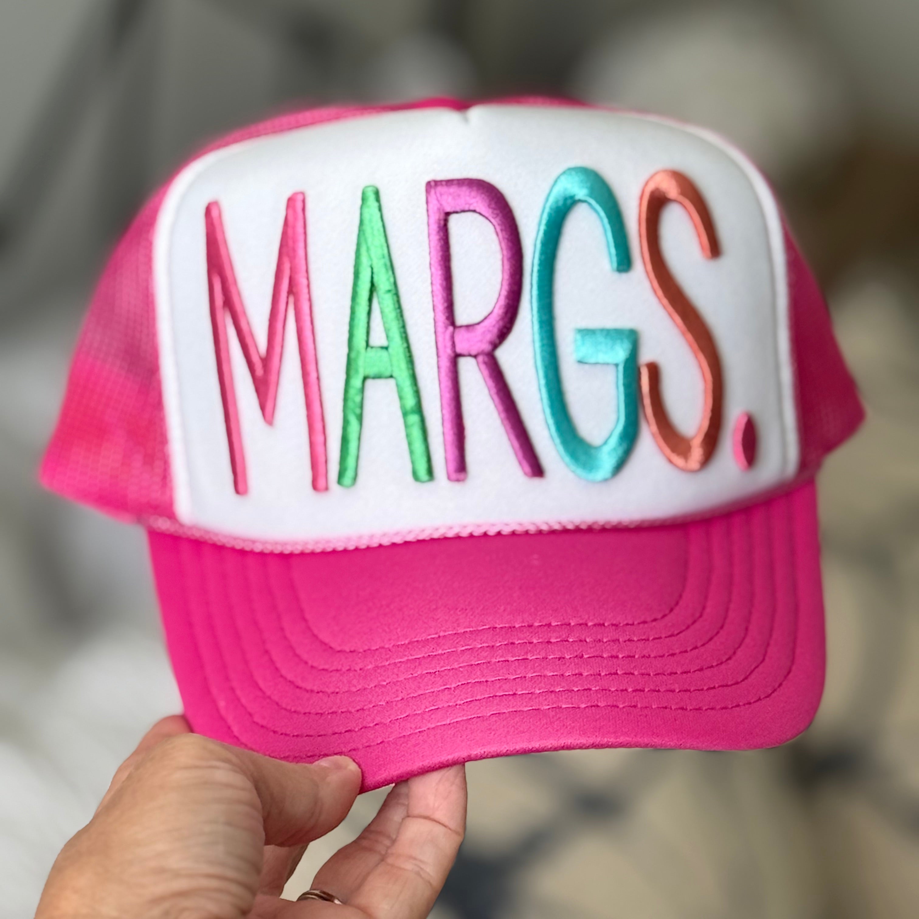 MARGS Puff Embroidered Patch Trucker