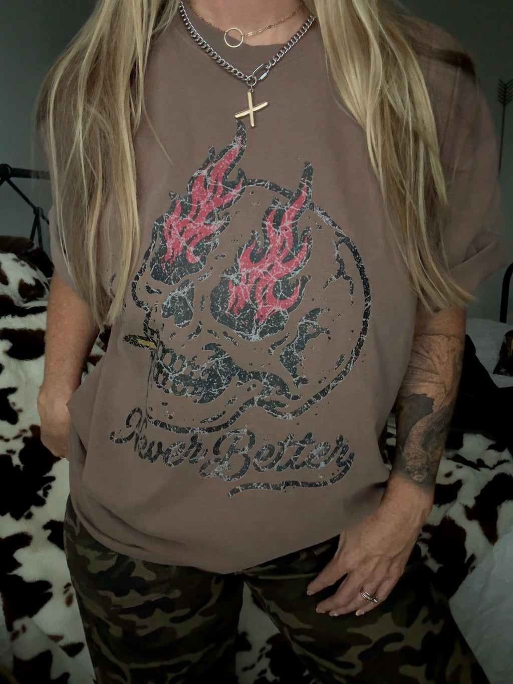 Never Better Burnout Tee