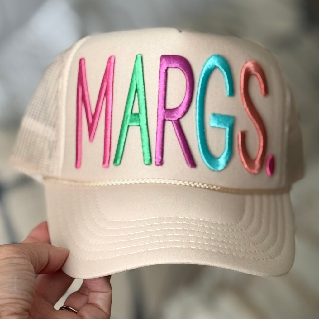 MARGS Puff Embroidered Patch Trucker