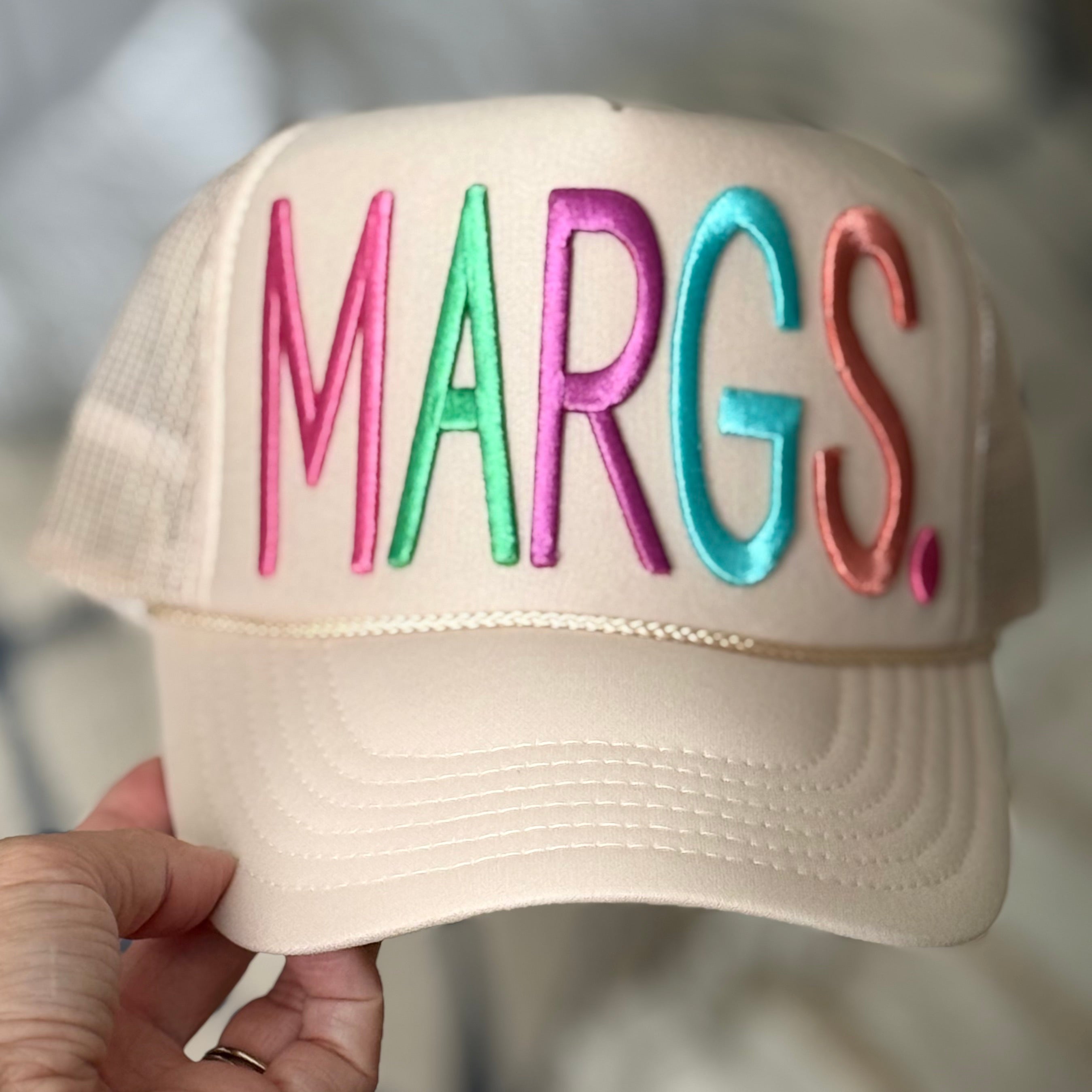 MARGS Puff Embroidered Patch Trucker