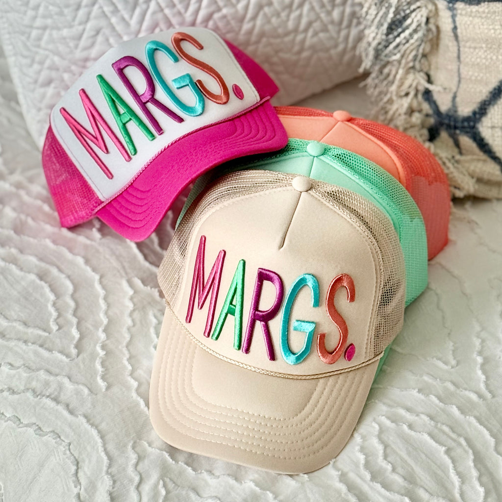 MARGS Puff Embroidered Patch Trucker