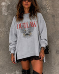 Outlaw Acid Wash Slouch Sweatshirt