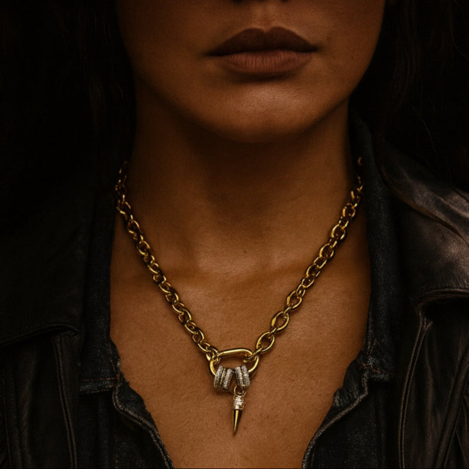 Outlaw Chunky Carabiner Charm Chain