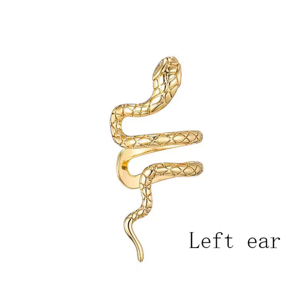 Gold Snake Ear Cuff