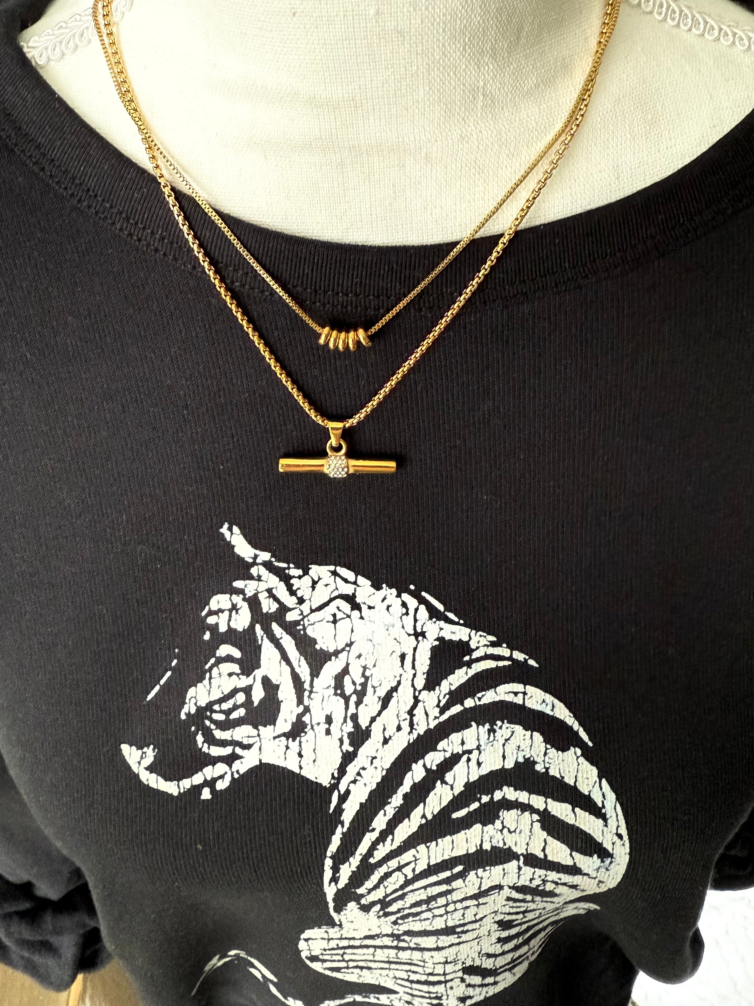 Rebel Rings Necklace