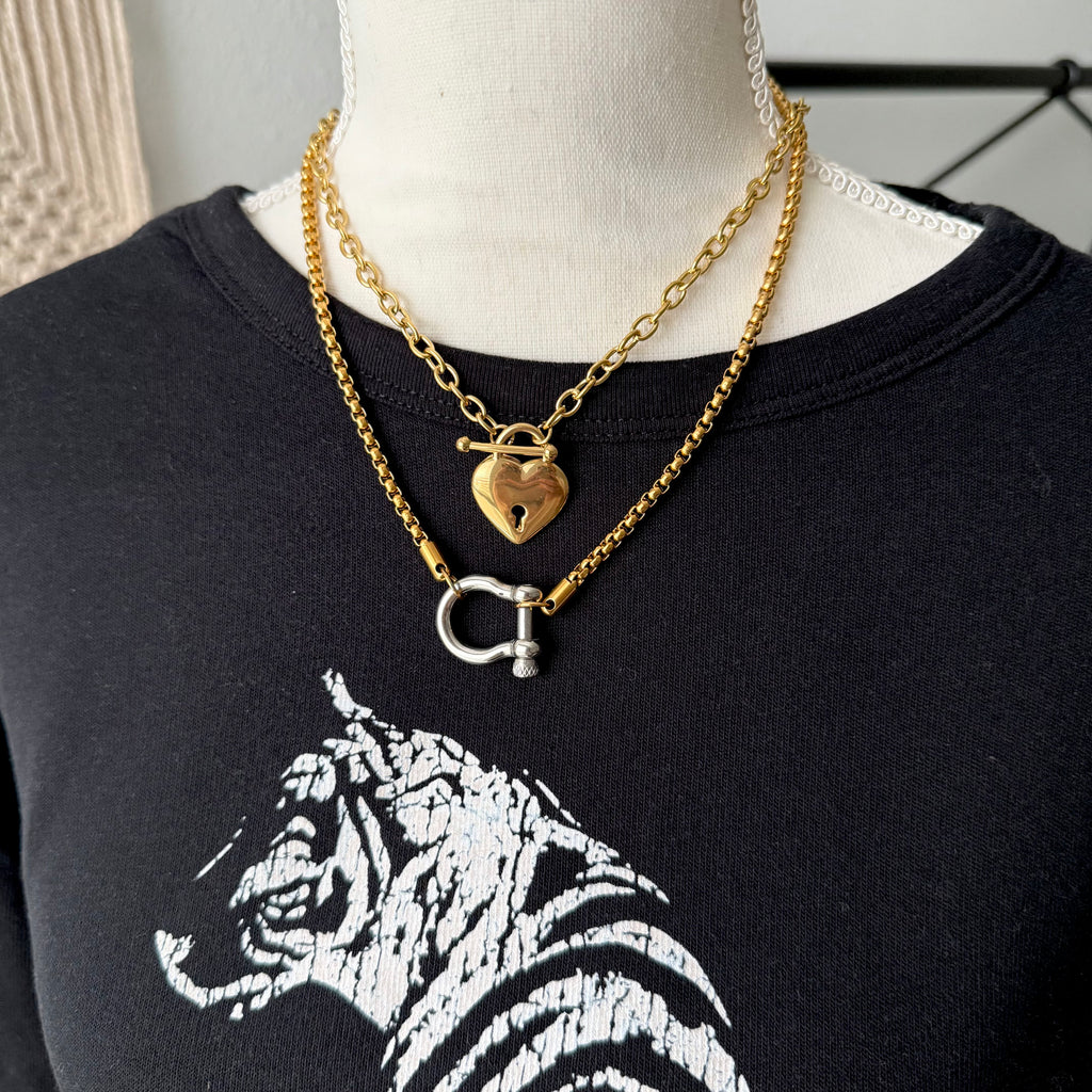 Heartbreaker Toggle Necklace