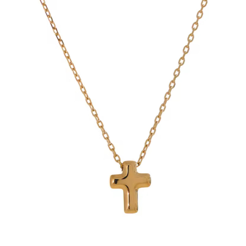Faith & Fury Gold Cross Chain