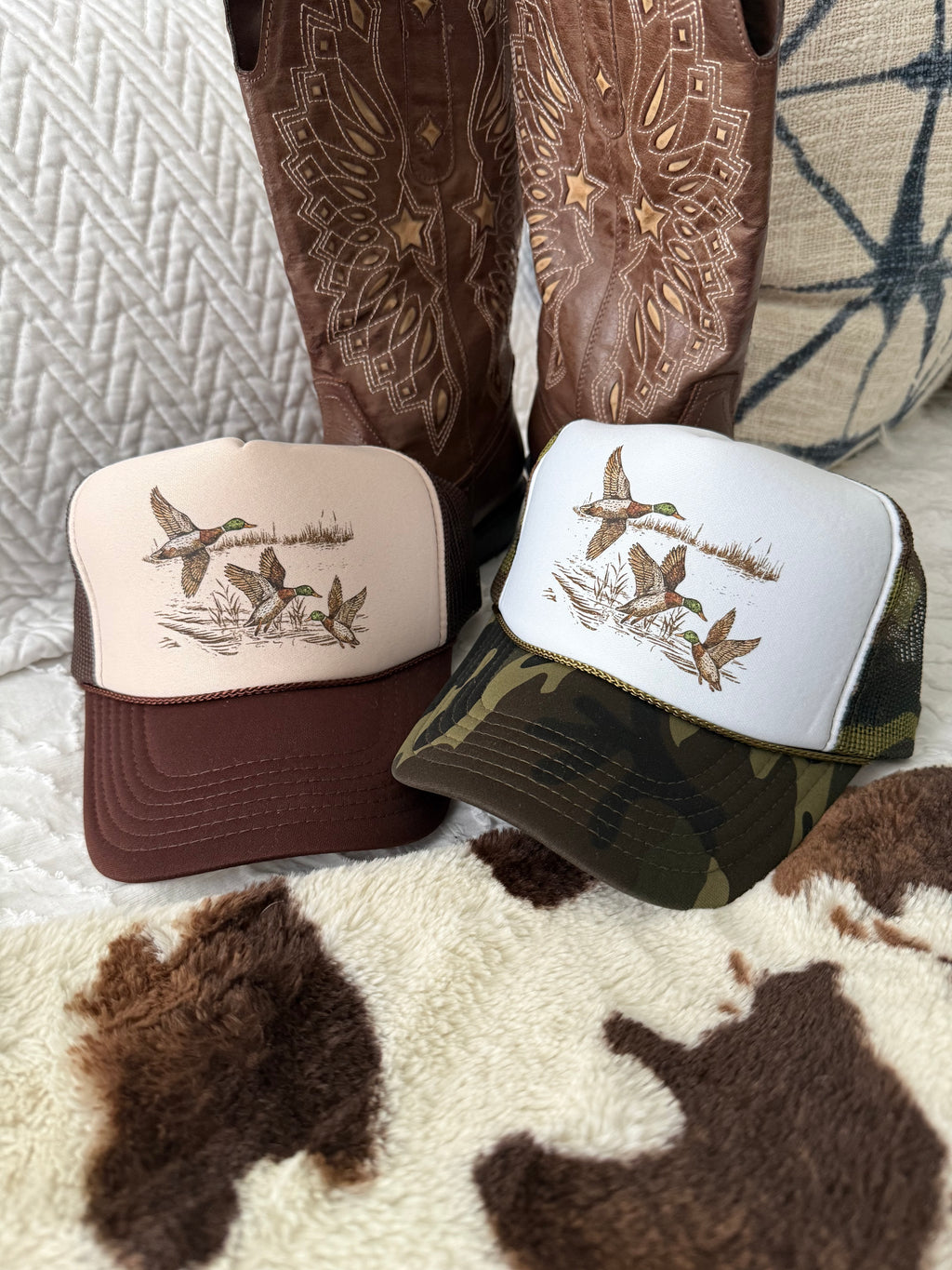 Vintage Mallard Trucker Hat