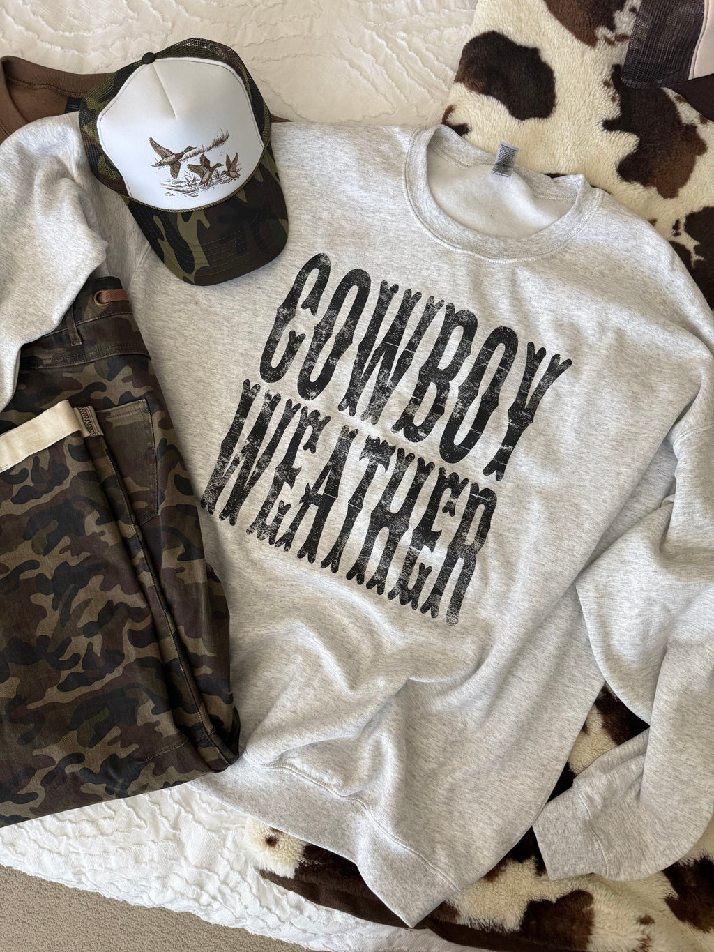 Cowboy Weather Western Pullover