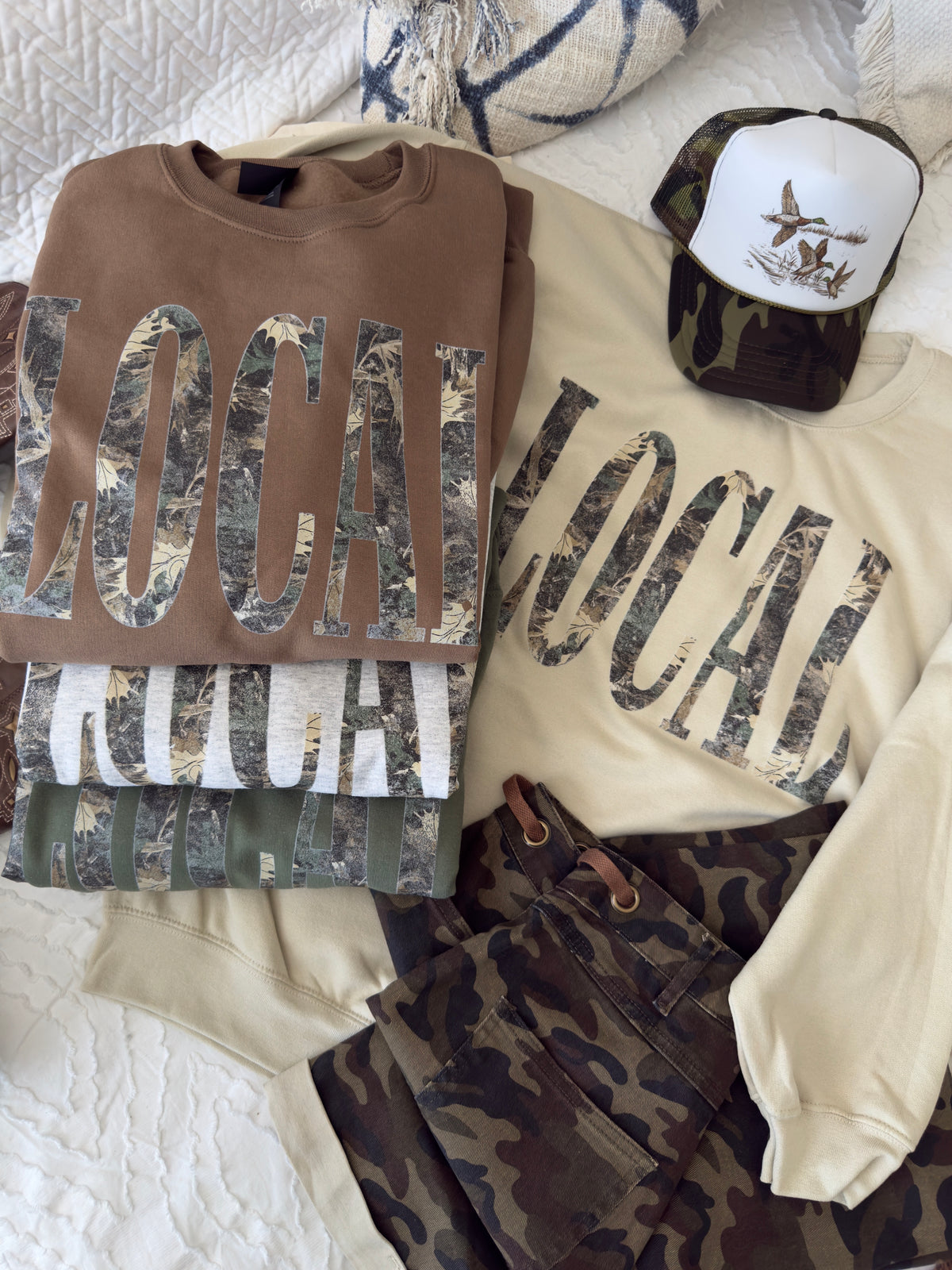 Camo Local Pullover