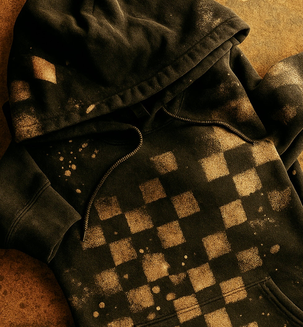 Bleached Checkmate Hoodie