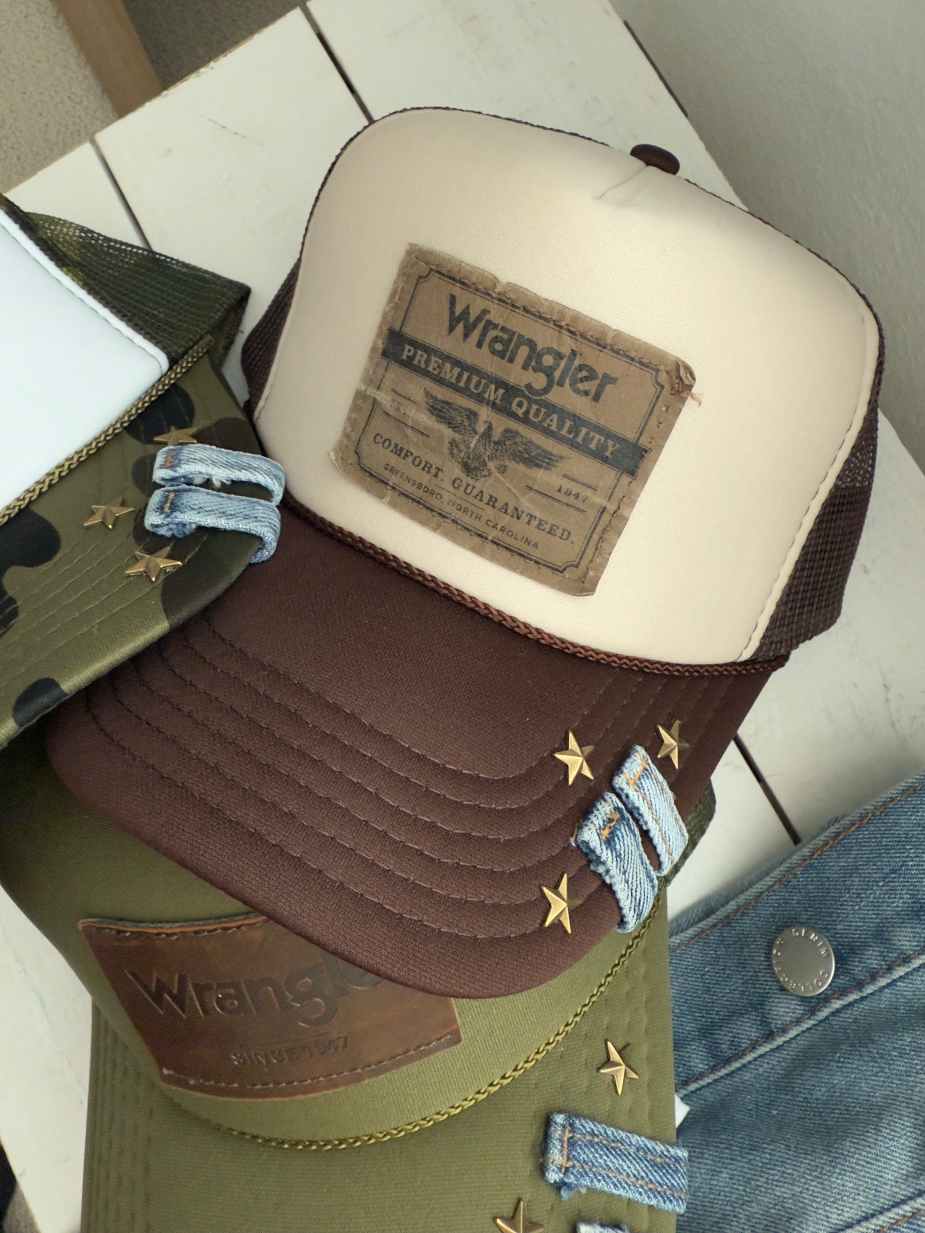 LMTD EDITION - Upcycled Denim Patch Trucker