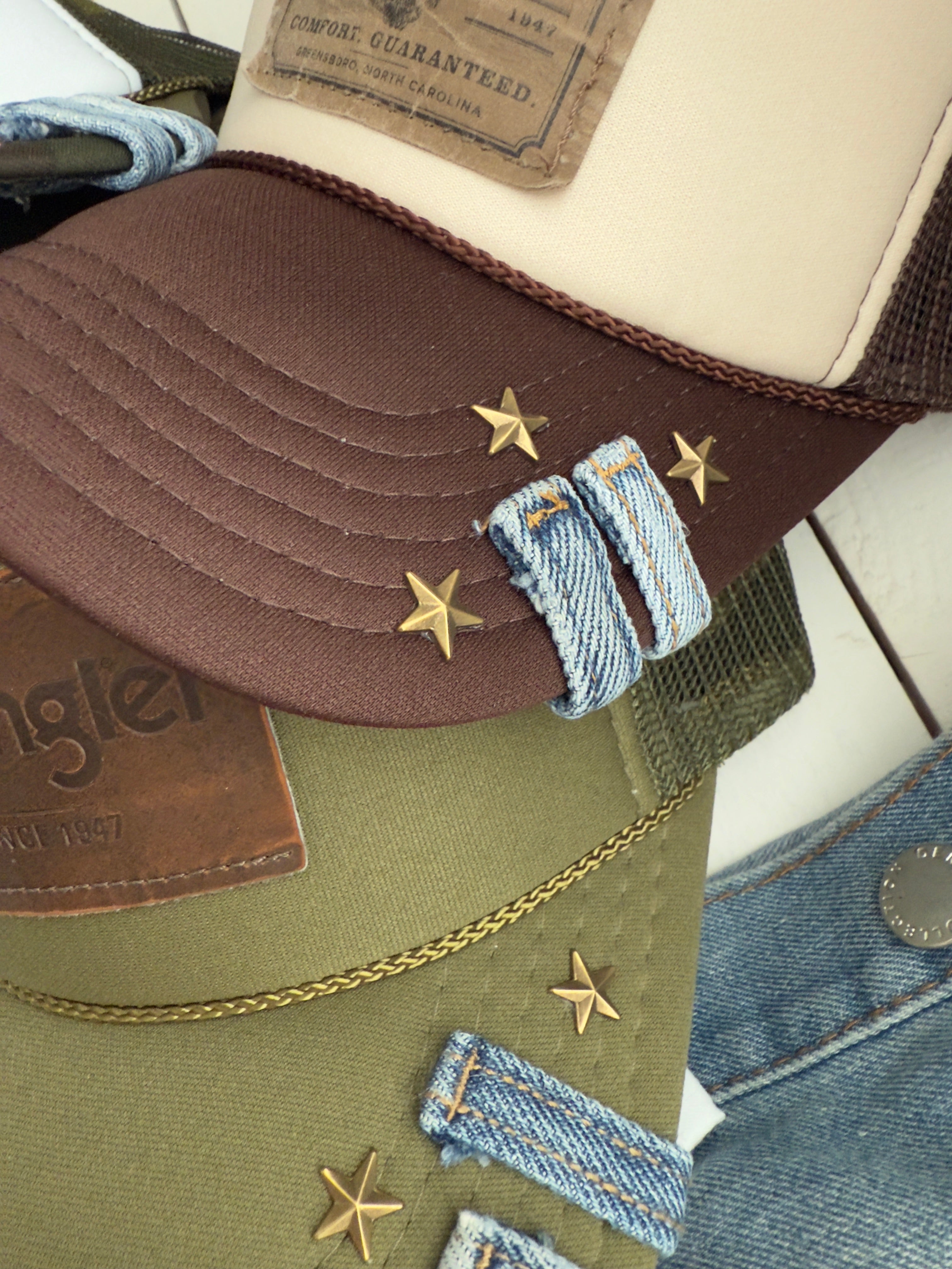 LMTD EDITION - Upcycled Denim Patch Trucker