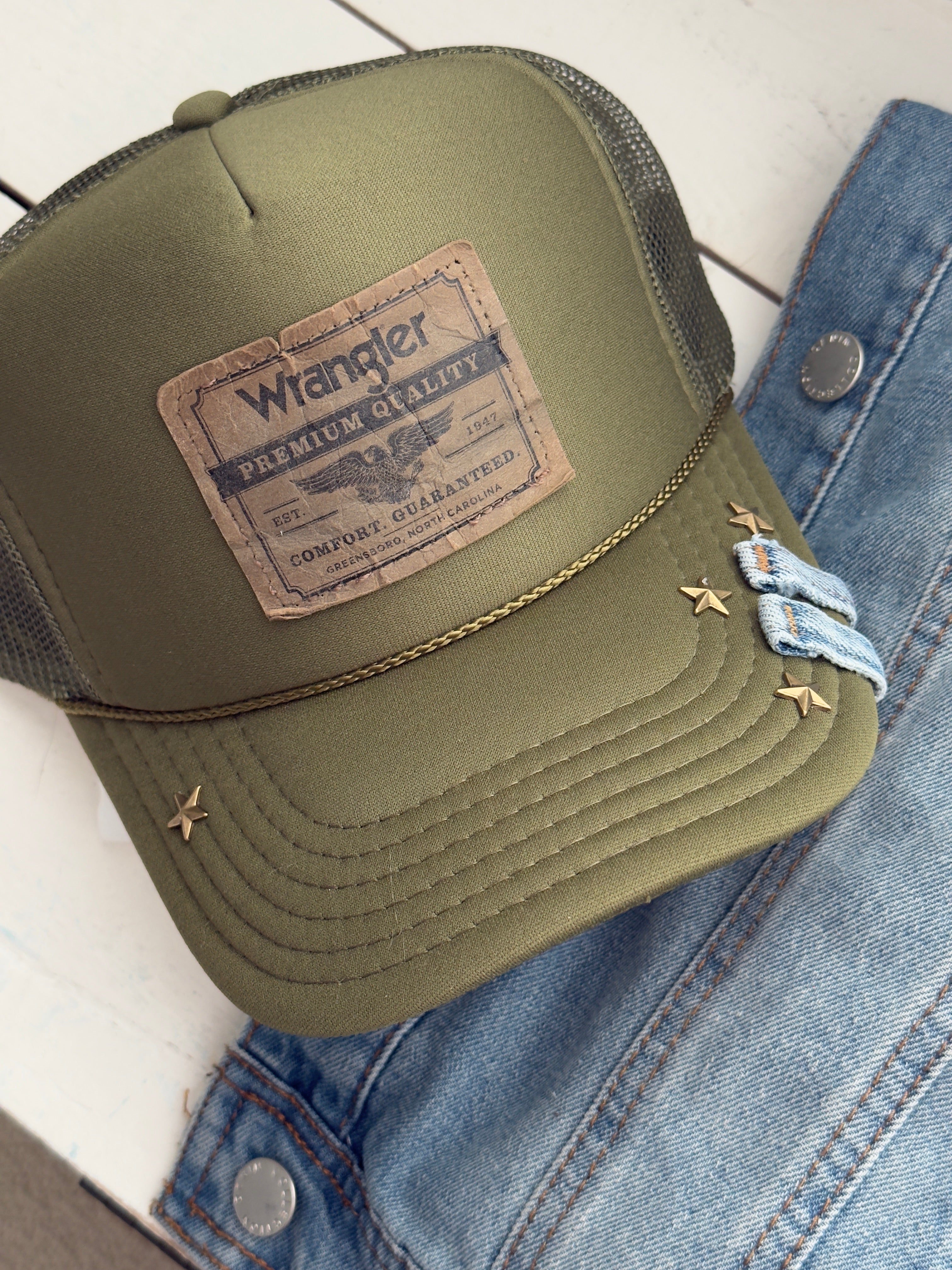 LMTD EDITION - Upcycled Denim Patch Trucker