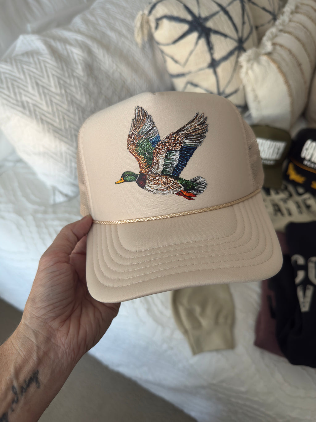 Puff Print Backwoods Rebel Trucker Collection